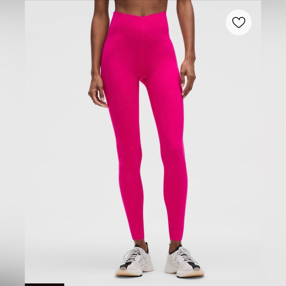 Lululemon Glow Up High-Rise Magenta Smoke 28” Leggings size 14 NWT